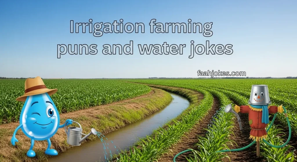 Irrigation farming puns and water jokes