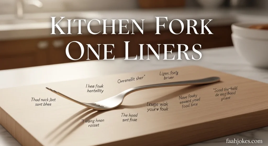 Kitchen Fork One Liners