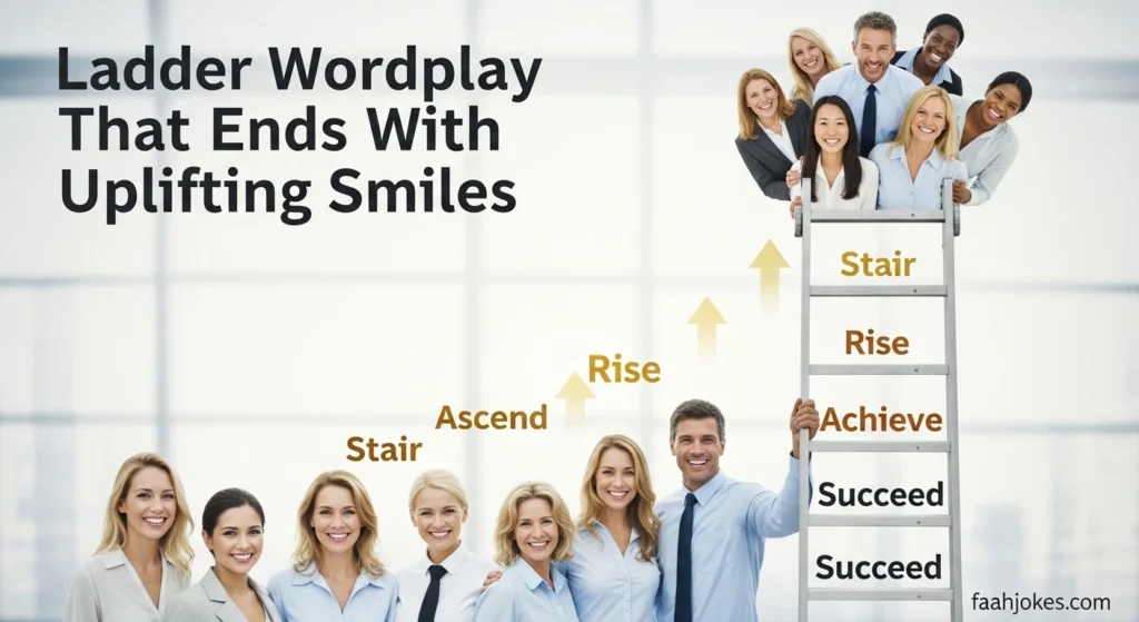 Ladder Wordplay That Ends With Uplifting Smiles