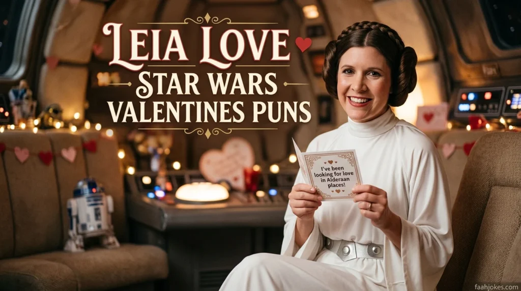 Leia Love Star Wars Valentines Puns