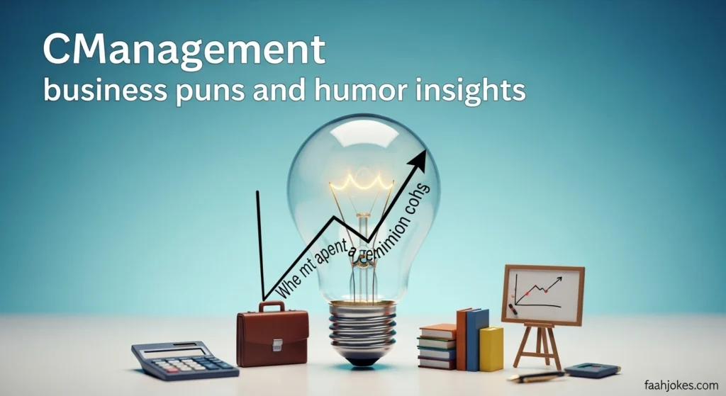 Management business puns and humor insights
