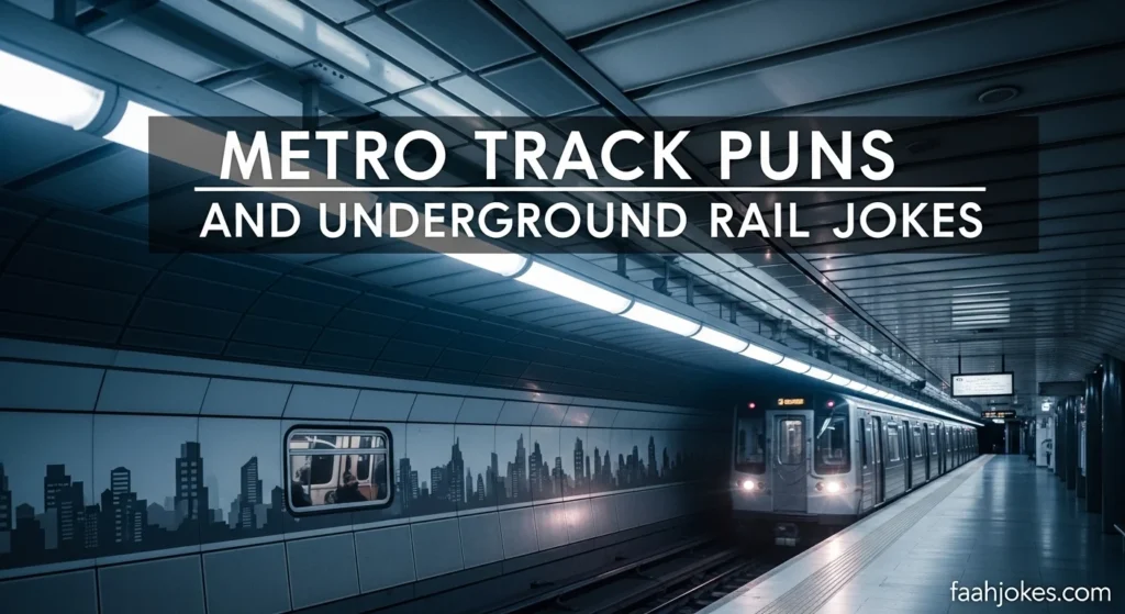 metro track puns and underground rail jokes