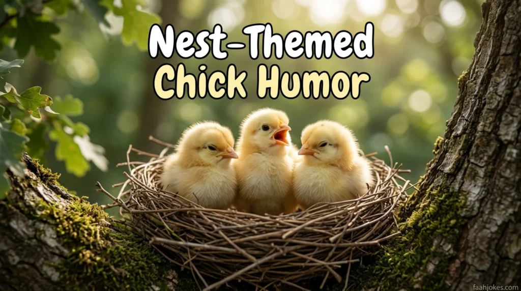 Nest-Themed Chick Humor