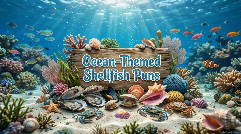 Ocean-Themed Shellfish Puns