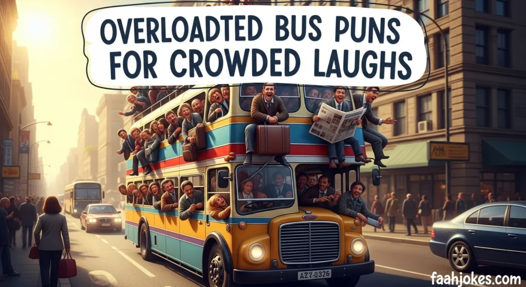 Overloaded Bus Puns for Crowded Laughs