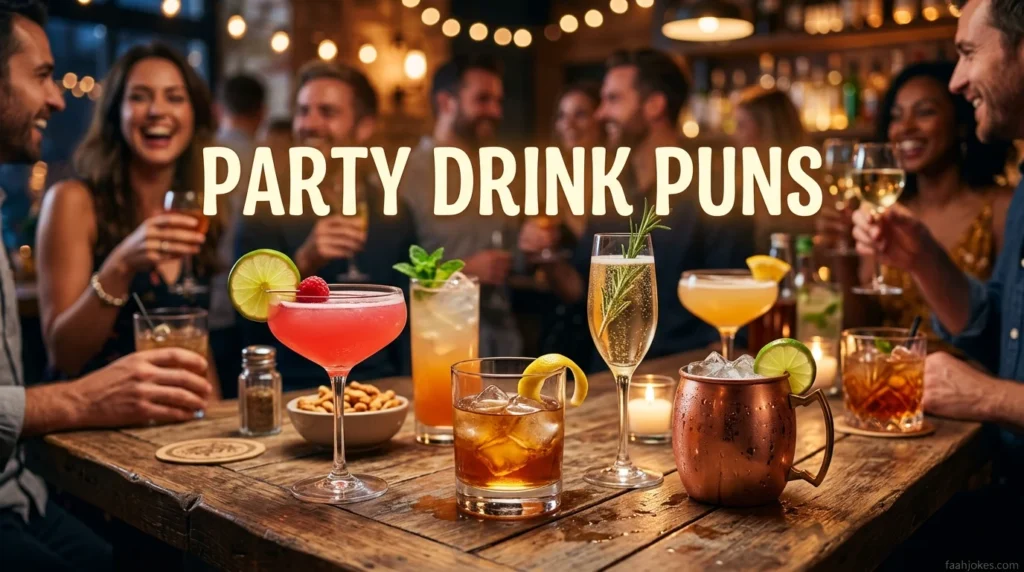 Party Drink Puns