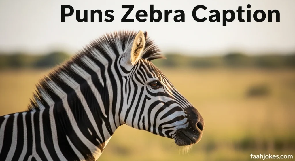 Puns Zebra Caption