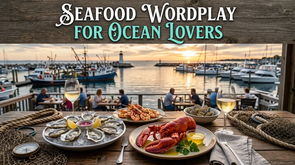Seafood Wordplay for Ocean Lovers