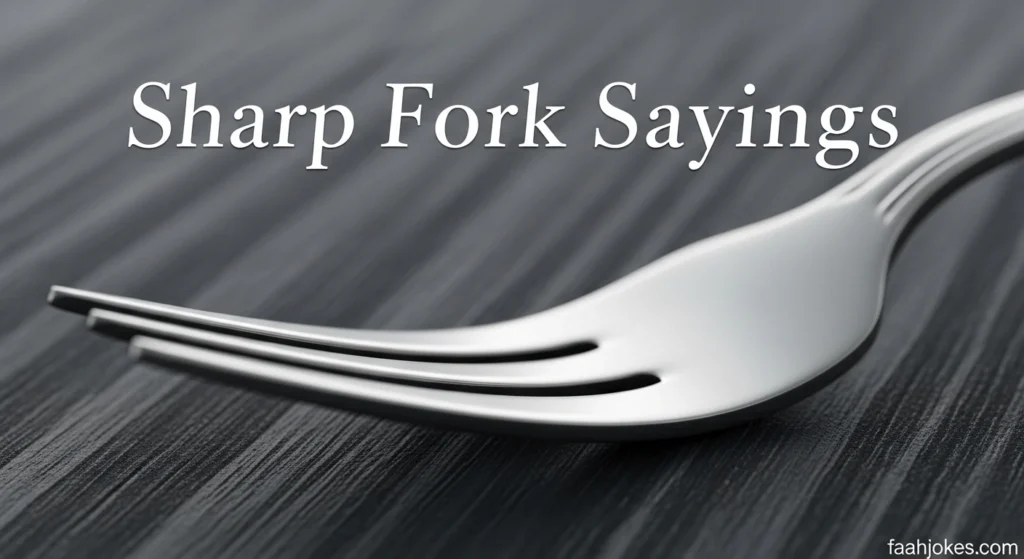 Sharp Fork Sayings