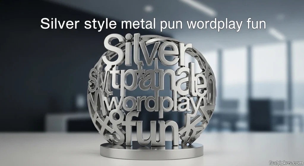 Silver style metal pun wordplay fun