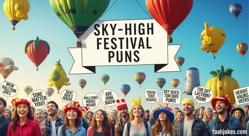 Sky-High Festival Puns