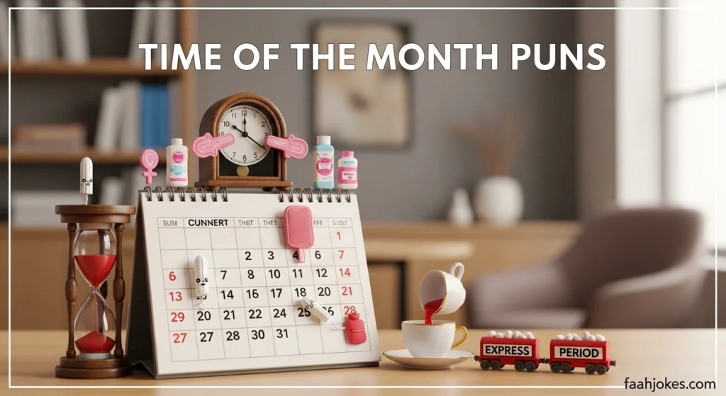 Time of the Month Puns