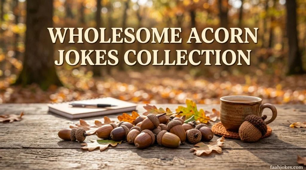 Wholesome acorn jokes collection