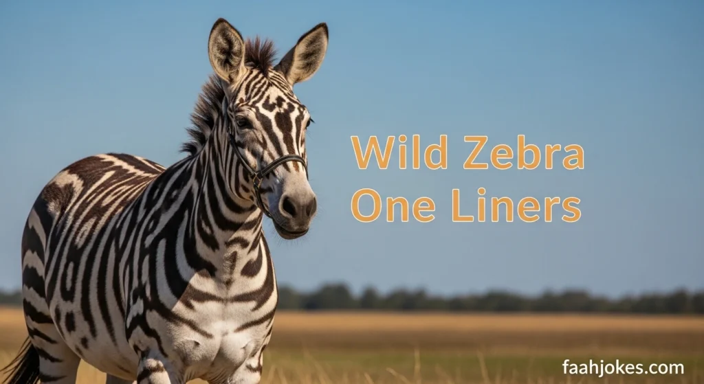 Wild Zebra One Liners