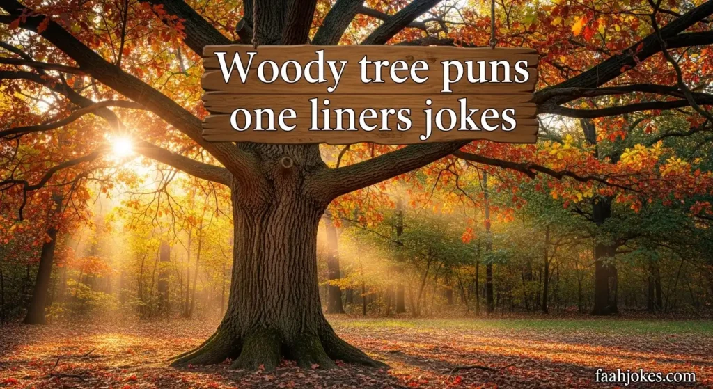 Woody tree puns one liners jokes
